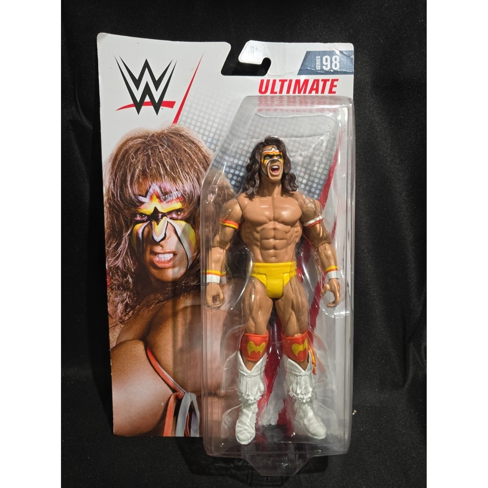 Mattel WWE Basic Series 98 Ultimate Warrior Yellow Tights 6" Action Figure HTW63